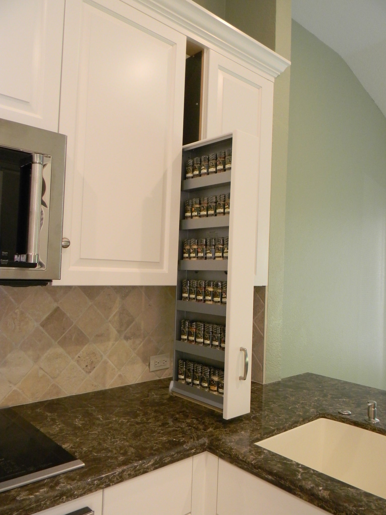 8002 EZ Install Spice Rack/Storage System – DropoutCabinets