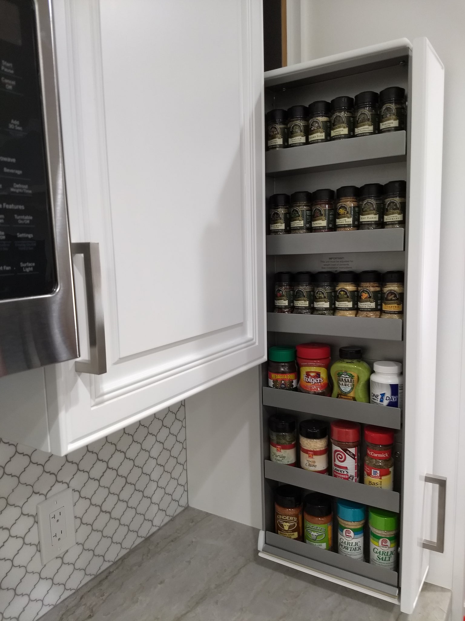 8004 EZ-Install Spice Rack/Wide Body – DropoutCabinets